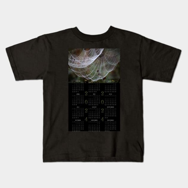 Beadwork • 2024 Year-at-a-glance Calendar Kids T-Shirt by photoclique